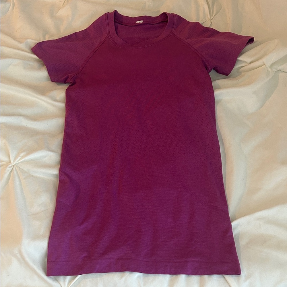 lululemon athletica Purple Short Sleeve Swiftly Tech